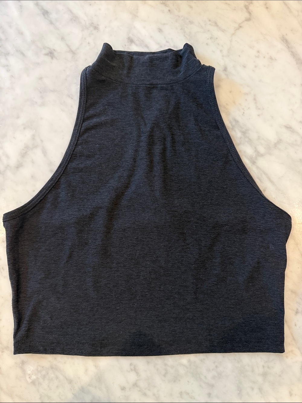 Beyond Yoga Charcoal Gray Crop Tank